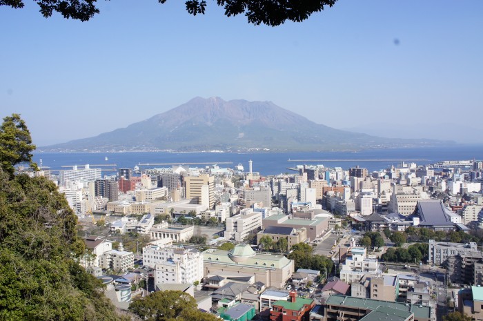 桜島と鹿児島の街を一望「城山展望台」